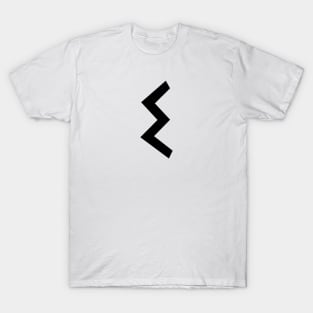 E – Greek Mythology - Black Letter E T-Shirt